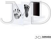 Jumada's Baby Voet- en Handafdruk Inktset - Baby Cadeau - Inclusief 2 Witte Kaartjes - Inktkleur Zwart