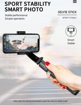 Q08 - Mobiele telefoon stabilisator - Gimbal - Anti-shake - Selfie Stick - Tripod - Oplaadbaar- Opvouwbaar - Bluetooth - Met afstandsbediening - Universeel geschikt voor smartphone