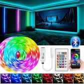 LED Strip 5 meter | incl. afstandsbediening | incl. kleurverandering | 16 miljoen kleuren | incl app (iOS & Android)