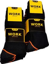 Chaussettes de Work 10 paires orange fluo taille 43/46