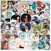 Mix van  50st Unieke Hayao Miyazaki Anime Cartoon Stickers