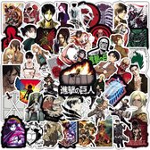 Mix van  50st Unieke Attack on Titan Anime Cartoon Stickers