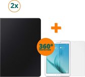 Fooniq Boek Hoesje Zwart + Screenprotector - Geschikt Voor Samsung Galaxy Tab S2