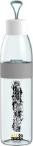 Mepal Waterfles Ellipse - Blauw - Bandenspoor - 500ml - 4x4 Offroad