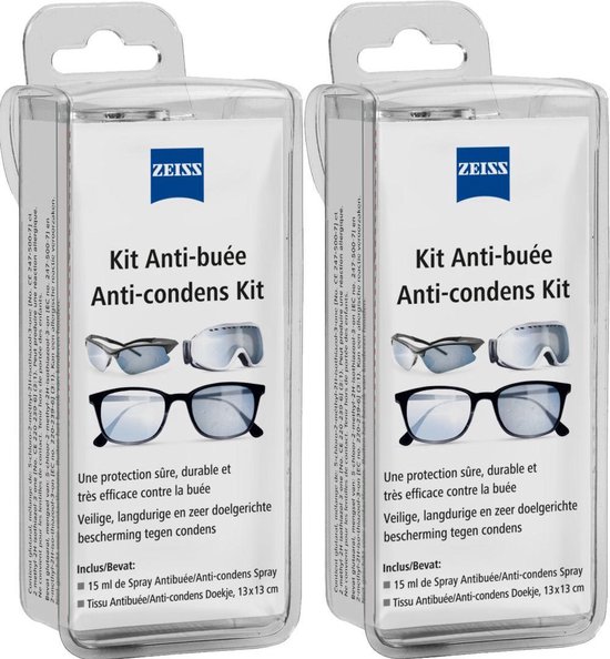 Kit anti-buée Zeiss - pack de 2 | bol