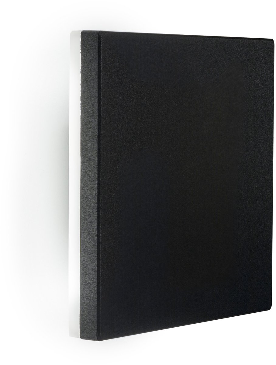Moderne Buitenwandlamp Zwart IP65 incl. LED - Garleds Bamboe