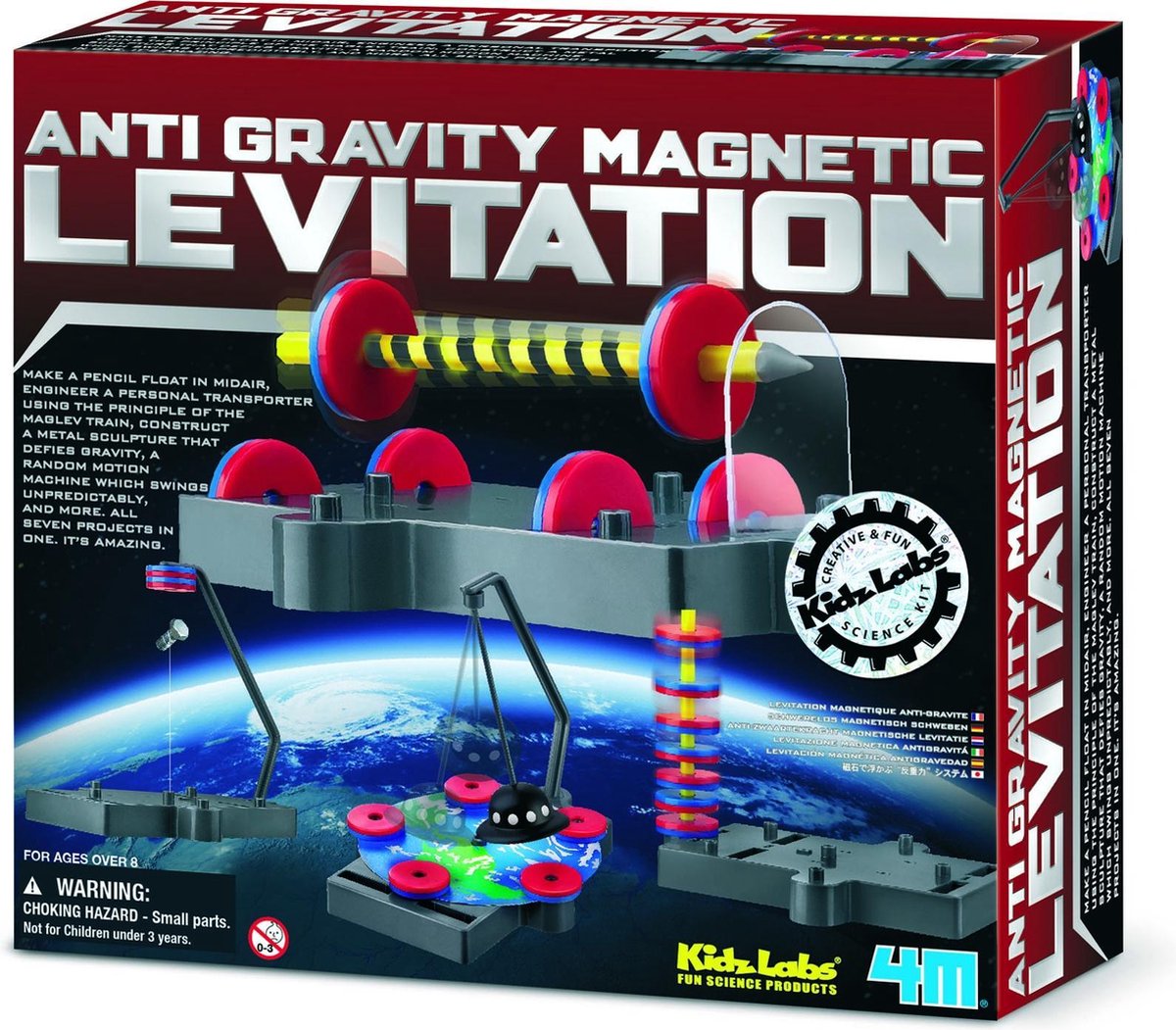 4M Kidzlabs Anti-Zwaartekracht Magnetische Levitatie
