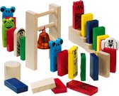 Haba 263-delig Domino Speelset met dominostenen, blokken en dieren voor Kinderen