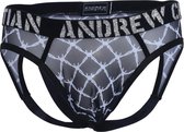 Andrew Christian - Barbed Wire Sheer Bubble Butt Jock - Maat L - Heren Jockstrap - Erotische Jockstrap