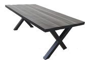 Bahia tafel rechthoek zwart mangohout 180 cm