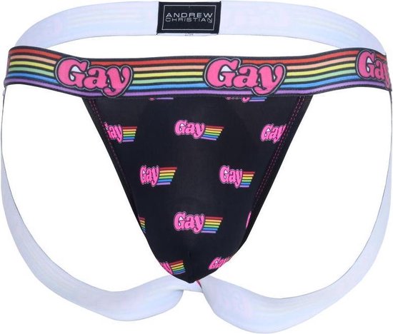 Andrew Christian - Gay Pride Jock - Maat M - Heren Jockstrap - Mannen  ondergoed | bol.com