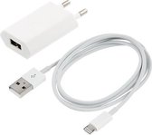 iPhone oplader- USB oplader+ oplaadkabel van 1 meter- voor de iPhone, iPad en airpod cases