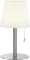BRILLIANT lamp, Punto LED buiten tafellamp wit/grijs, metaal/kunststof, 1x 1.8W LED geïntegreerd, (140lm, 3000K), A