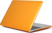Apple MacBook Pro 13 (2020) Case - Mobigear - Glossy Serie - Hardcover - Oranje - Apple MacBook Pro 13 (2020) Cover