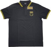Nirvana Polo shirt -S- Smiley Zwart