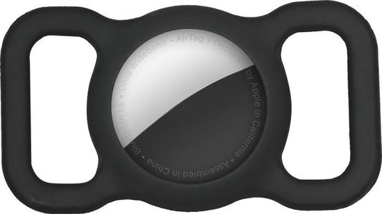 Halsband GPS houder geschikt voor AirTag voor honden / katten halsband - GPS tracker voor huisdieren - Apple Airtag houder voor halsband hond - Honden en katten sleutelhanger voor Airtag - Siliconen - Eenvoudig te bevestigen