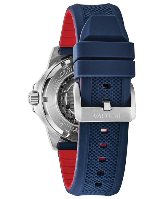 BULOVA - Horloge - Mannen - Blauw Ø 44 - 98A225 | bol.com