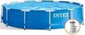 Intex zwembad Metal frame pool - 366 x 76 - inclusief filterpomp