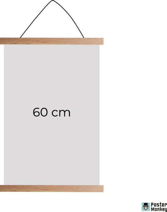 Porte-affiches 60 cm - système d'accrochage magnétique pour affiches - Blank