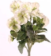 Viooltje, 9 bloemen (7x Ø 7cm en 2x Ø 2,5cm), 28cm