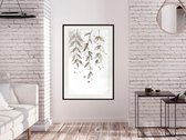 Artgeist - Schilderij - Curtain Leaves - Multicolor - 20 X 30 Cm