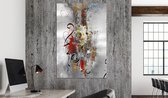 Schilderij - In a Muddle-80x120