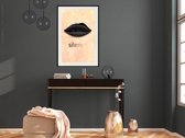Artgeist - Schilderij - Silent Lips - Multicolor - 30 X 45 Cm