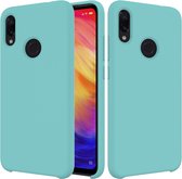 Mobigear Color Siliconen Backcover Hoesje - Geschikt voor Xiaomi Redmi Note 7 - Turquoise