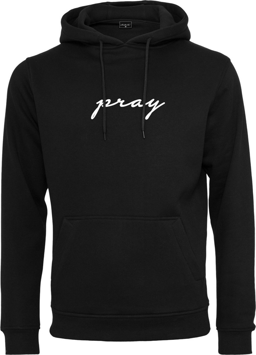 Urban Classics Pray EMB Hoodie/trui M Zwart
