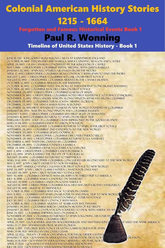 Timeline of United States History Colonial American History Stories