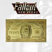 Collector Ticket - Fallout New Vegas - 20$ Biljet - 24 K Goud Verguld