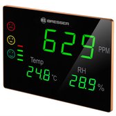 Bresser CO²-meter -  Air Quality Monitor Smile XXL - Met Thero- en Hygrometer