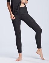 Temps Danse - Egoist - Legging - Dames - Yogabroek - Sportbroek - Dansbroek - Viscose - Anthraciet grijs - S