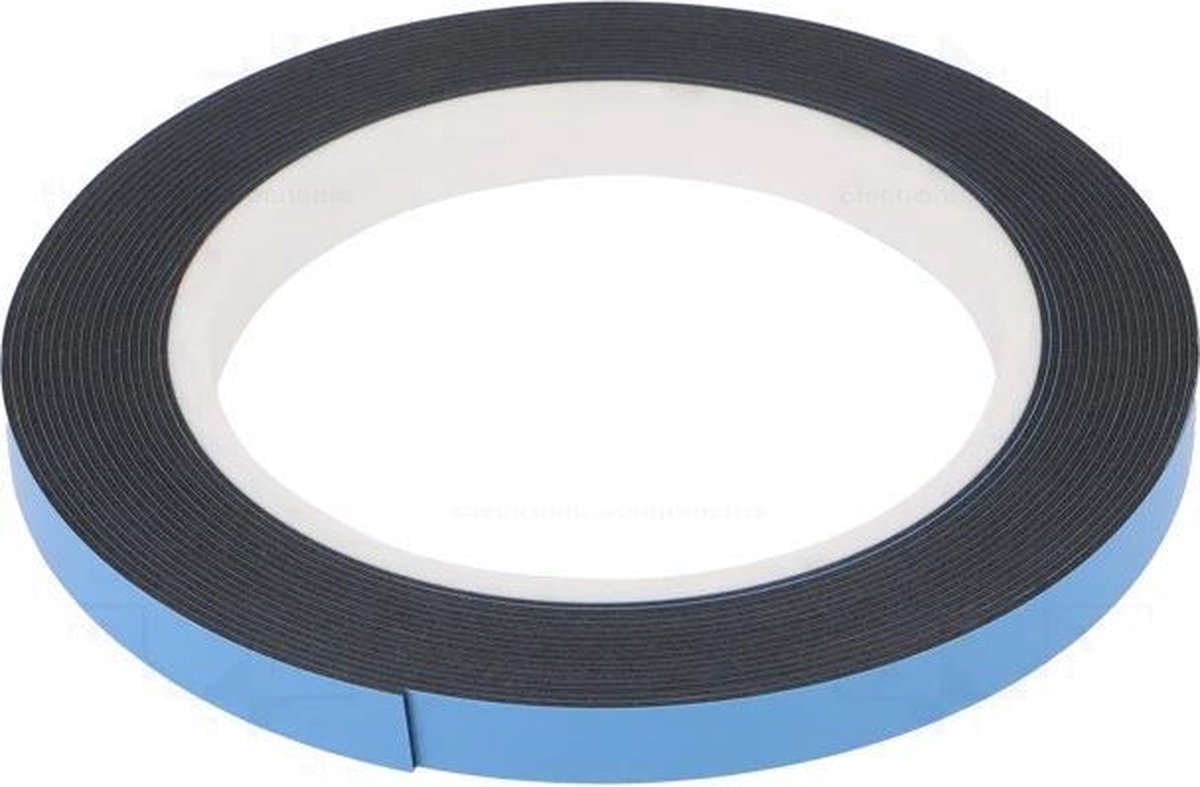 Dubbelzijdig tape voor LED strips - 9mm breed - 5 meter - PE-schuim - ABC-Led