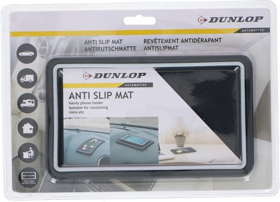 Dunlop Antislipmat 20 X 11 Cm Zwart