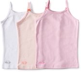 Little Label Shirt Filles - 3 Pièces - Taille 158-164 - Rose, Wit - Katoen BIO doux