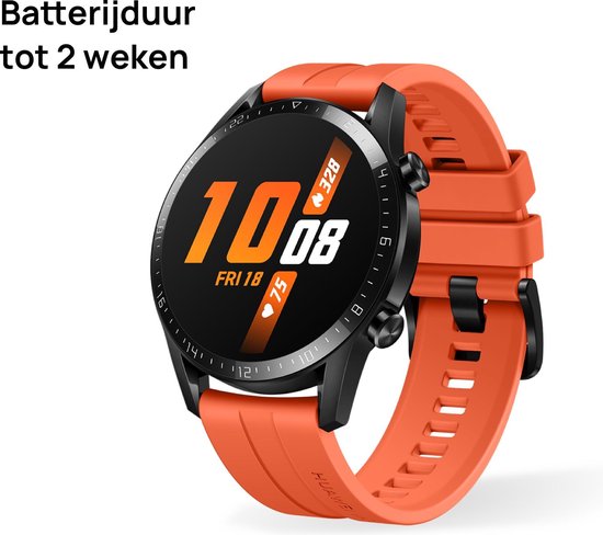 Huawei Watch GT 2 Sport - Smart watch - Bluetooth - Sunset orange - Latona  | Eflipy