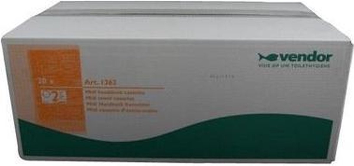Goedkoopste Vendor 1362 handdoekcassettes 2laags 20x33m (1362