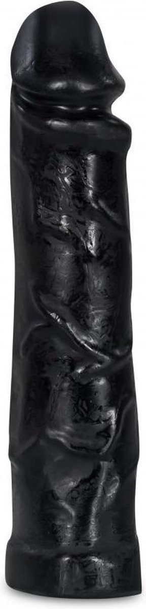 Goedkoopste XXLTOYS - Andries - Large Dildo - Inbrenglengte 23 X 6 cm - Black - Uniek Design Realistische Dildo – Stevige Dildo – voor Diehards only - Made in Europe