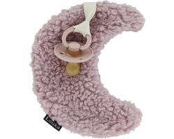 Louka speendoekje maan oud roze - meisje - jongen - teddy - speenknuffel - excl. Speen