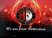 Feyenoord - 40X50CM- Diamond painting pakket - volledig dekkend - Diamant Schilderen - ronde steentjes