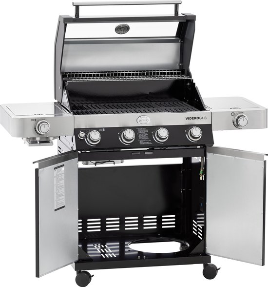 Rösle Barbecue - Barbecue Gas Videro G4-S Vario 30 mbar - Roestvast Staal - Zwart van Rösle — afbeelding 5