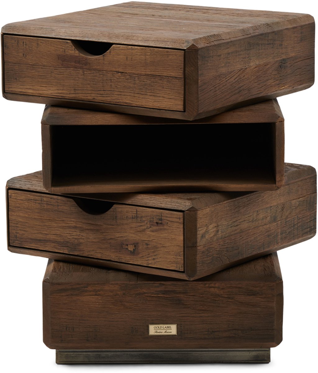 Riviera Maison Ladekast - Nachtkastje - Dylan Chest Of Drawers - Bruin