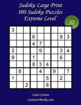 Sudoku Large Print for Adults - Extreme Level - N Degrees32