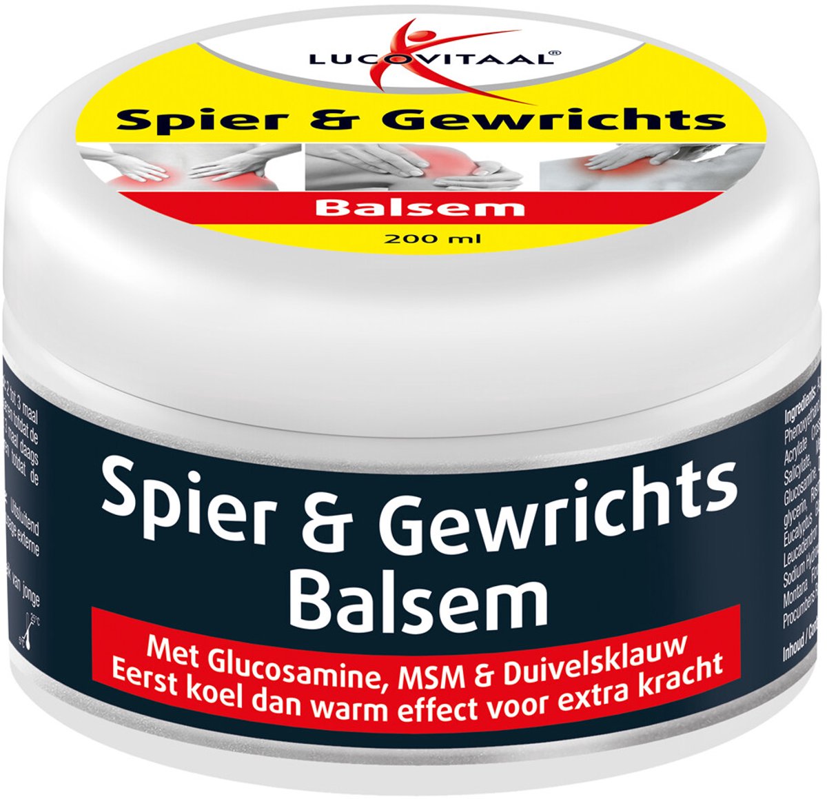 3x Lucovitaal Spier & Gewrichtsbalsem 200 ml