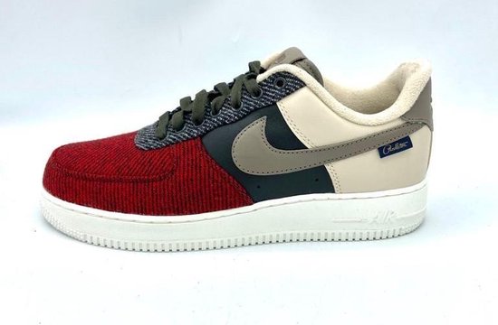 Nike Air Force One - Wit/Rood - Maat 48.5 | bol.com
