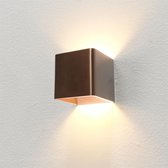 Wandlamp Fulda Mat Brons 6Watt Led