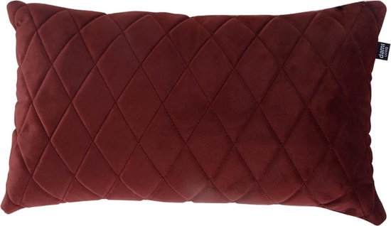 Sierkussen - Woonkamer Cushy - Rood - 24 Cm X 45 Cm