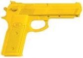 Nihon Rubberen oefen-pistool voor vechtsport | geel
