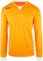 Robey Robey Catch Sportshirt - Maat 116  - Unisex - oranje - wit